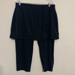 Tail Black Skirted Leggings women XL performance yoga outdoors hiking camp soft